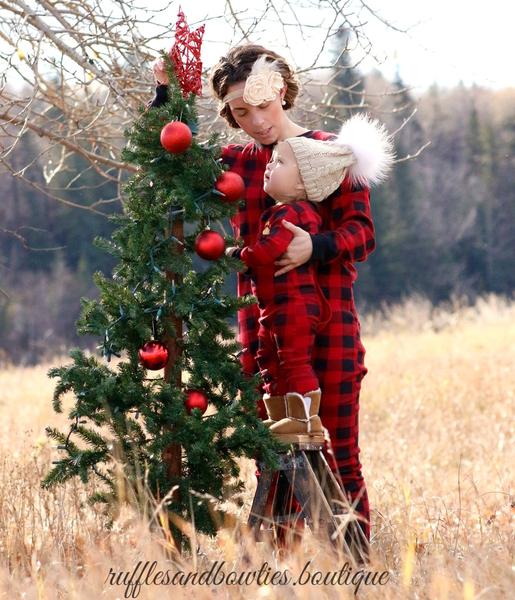 Comfortable Flannel with a Woodsy Feel & a little Glam