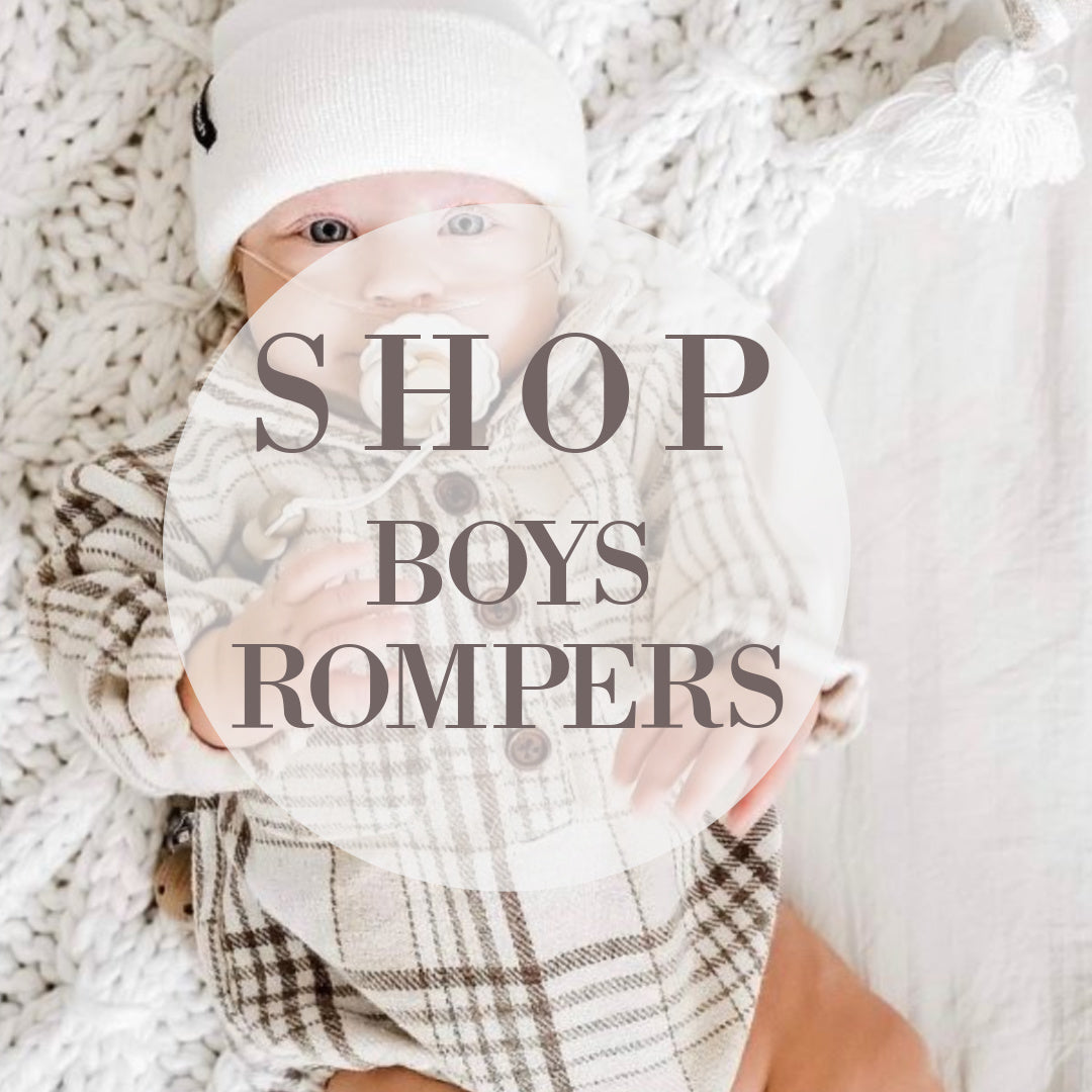 Boys Rompers & Hoodies