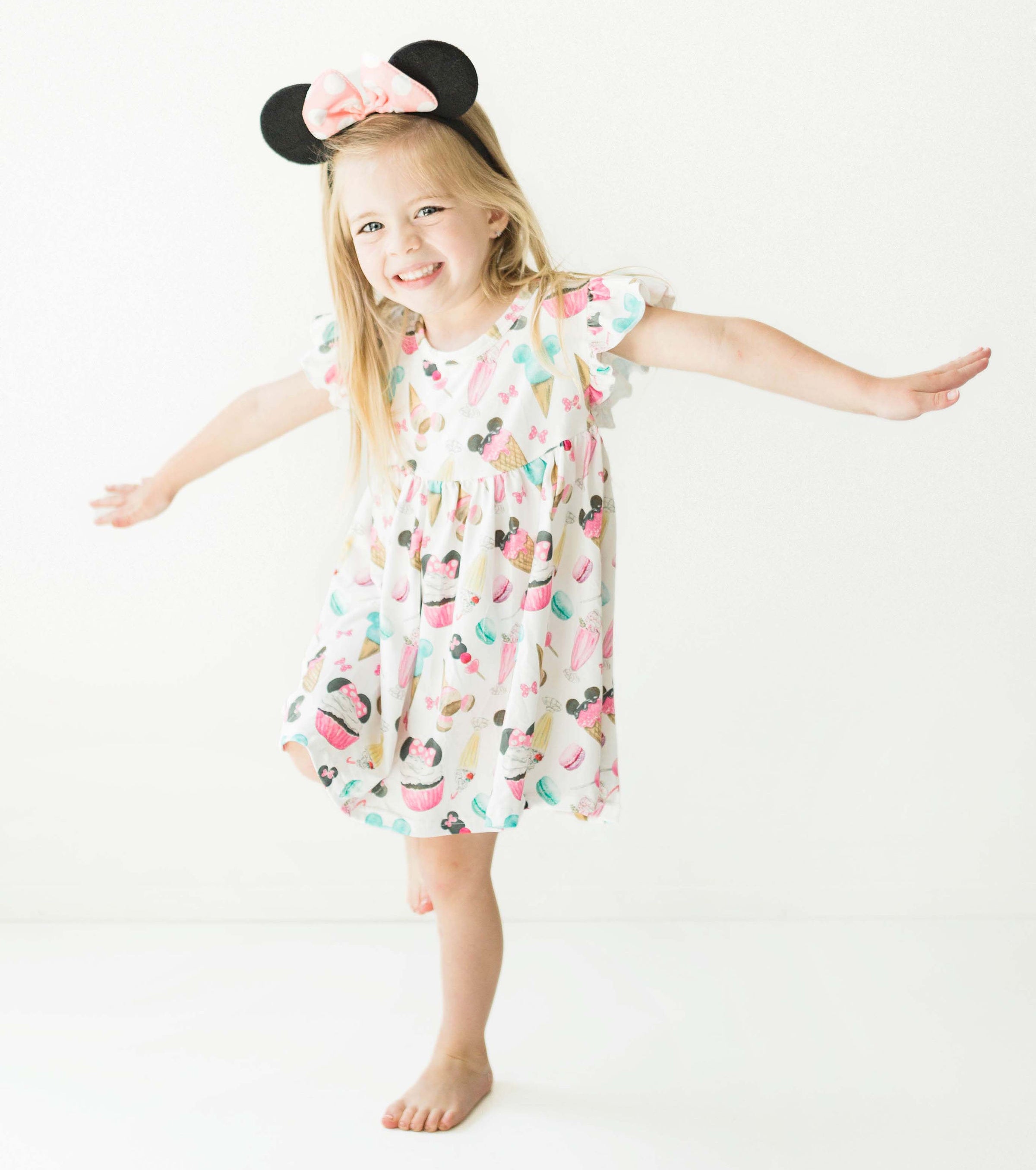 Girls Fun Character Dresses - White Park Treats