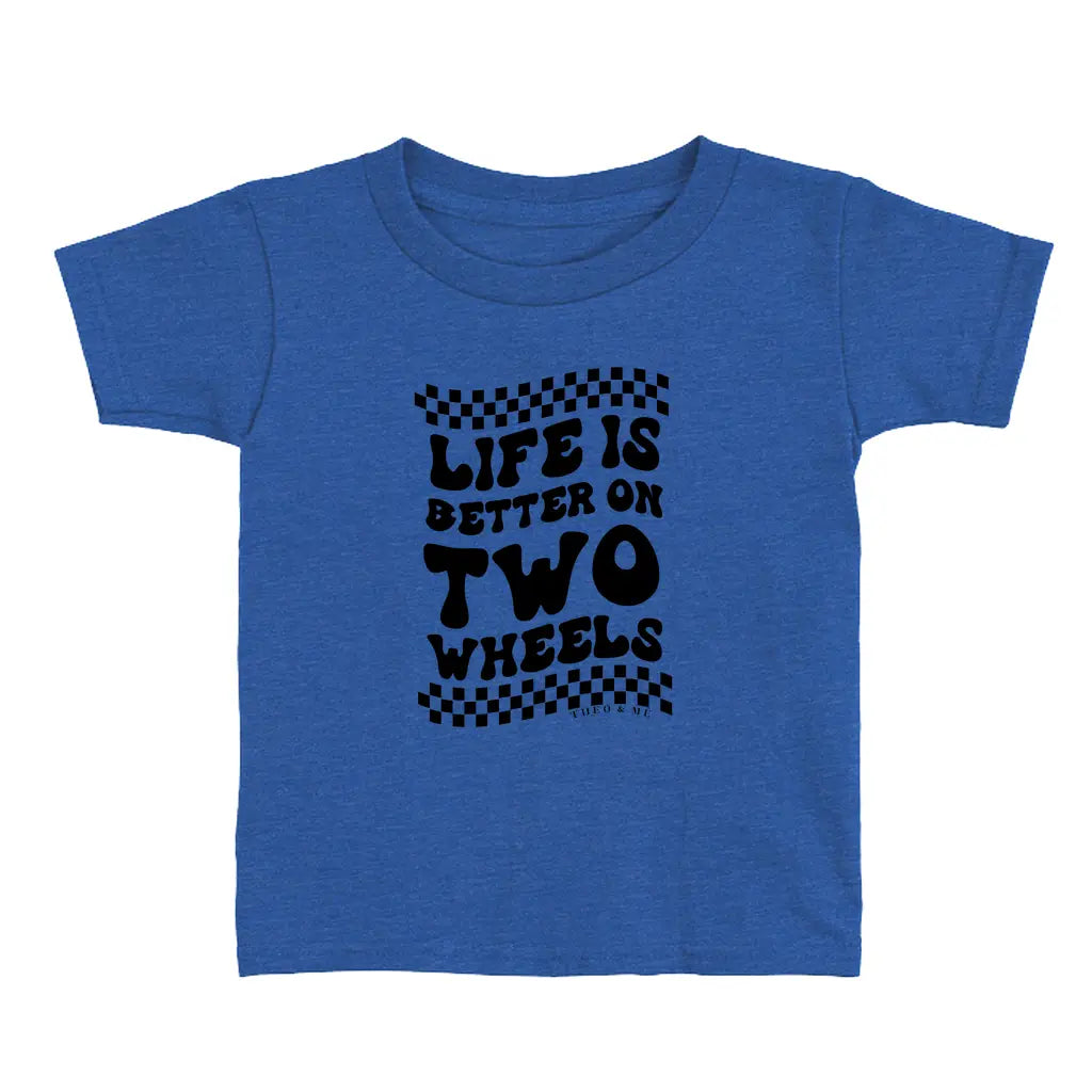 Toddler Life is Better on 2 Wheels T-Shirt - Dirt Bike