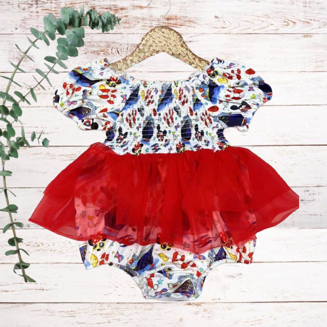 Baby Tutu Twinning Character Dresses - Mouse Cruise