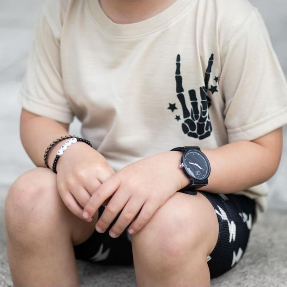 Unisex Toddler Tan Dirt Bike Brap T-shirt