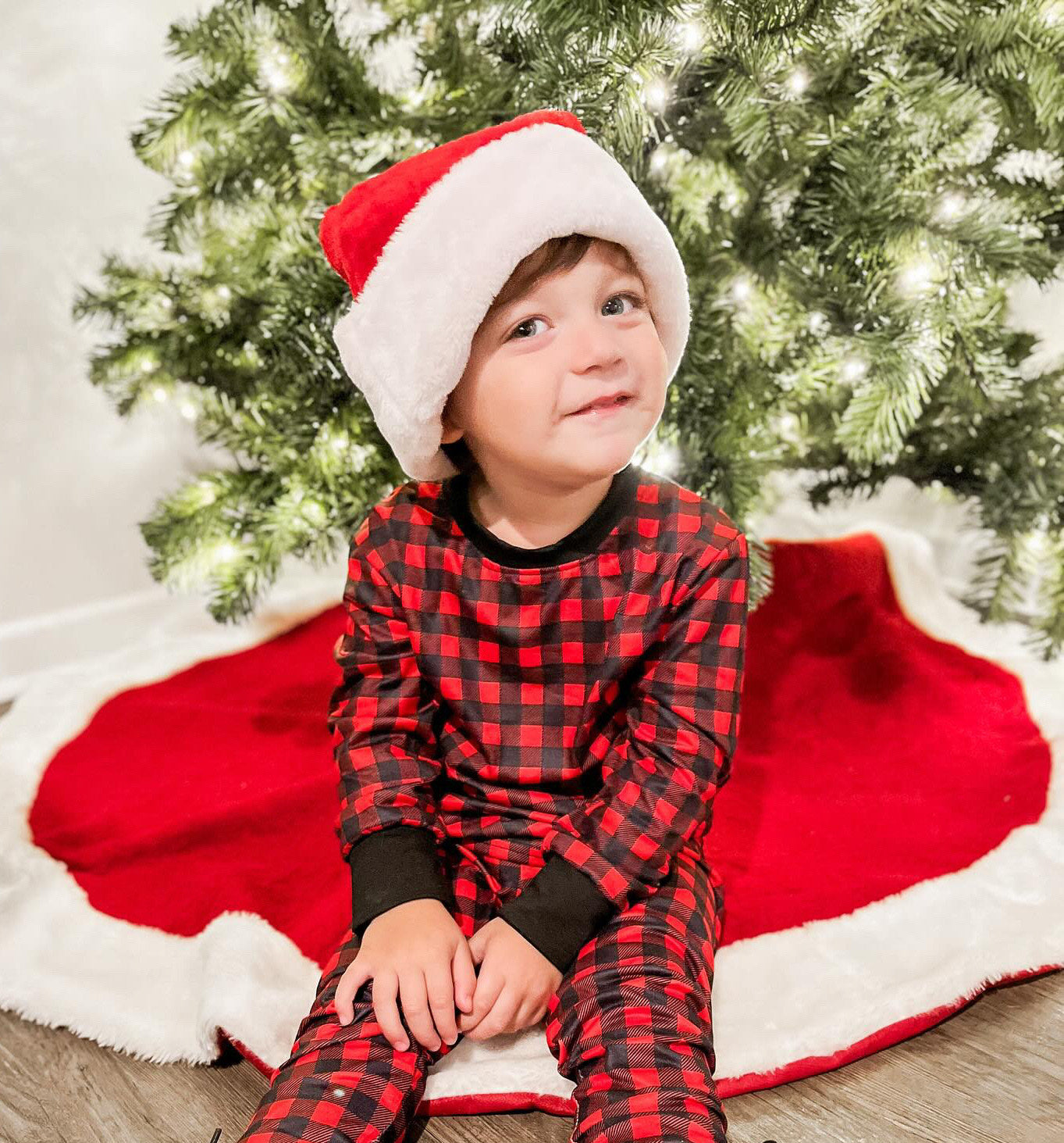 Kids 2 Pc Christmas Pajamas - Buffalo Plaid