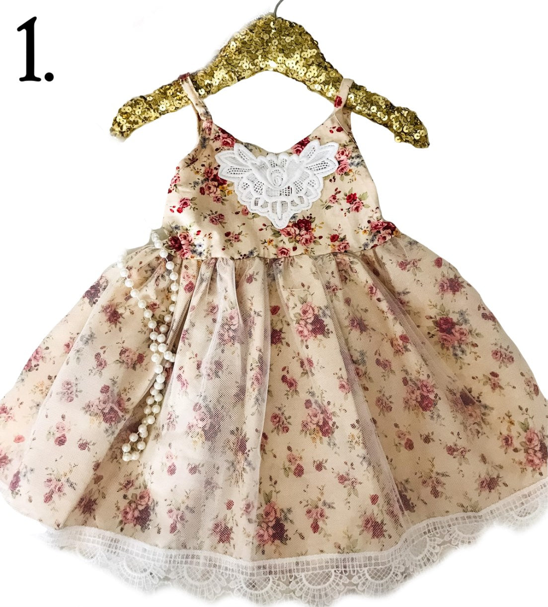 Rose Tulle Summer Dress