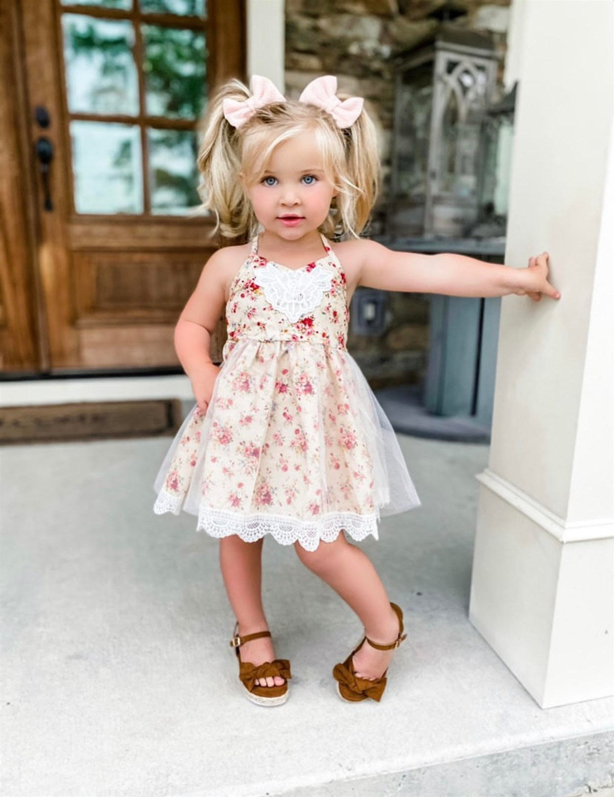 Rose Tulle Summer Dress