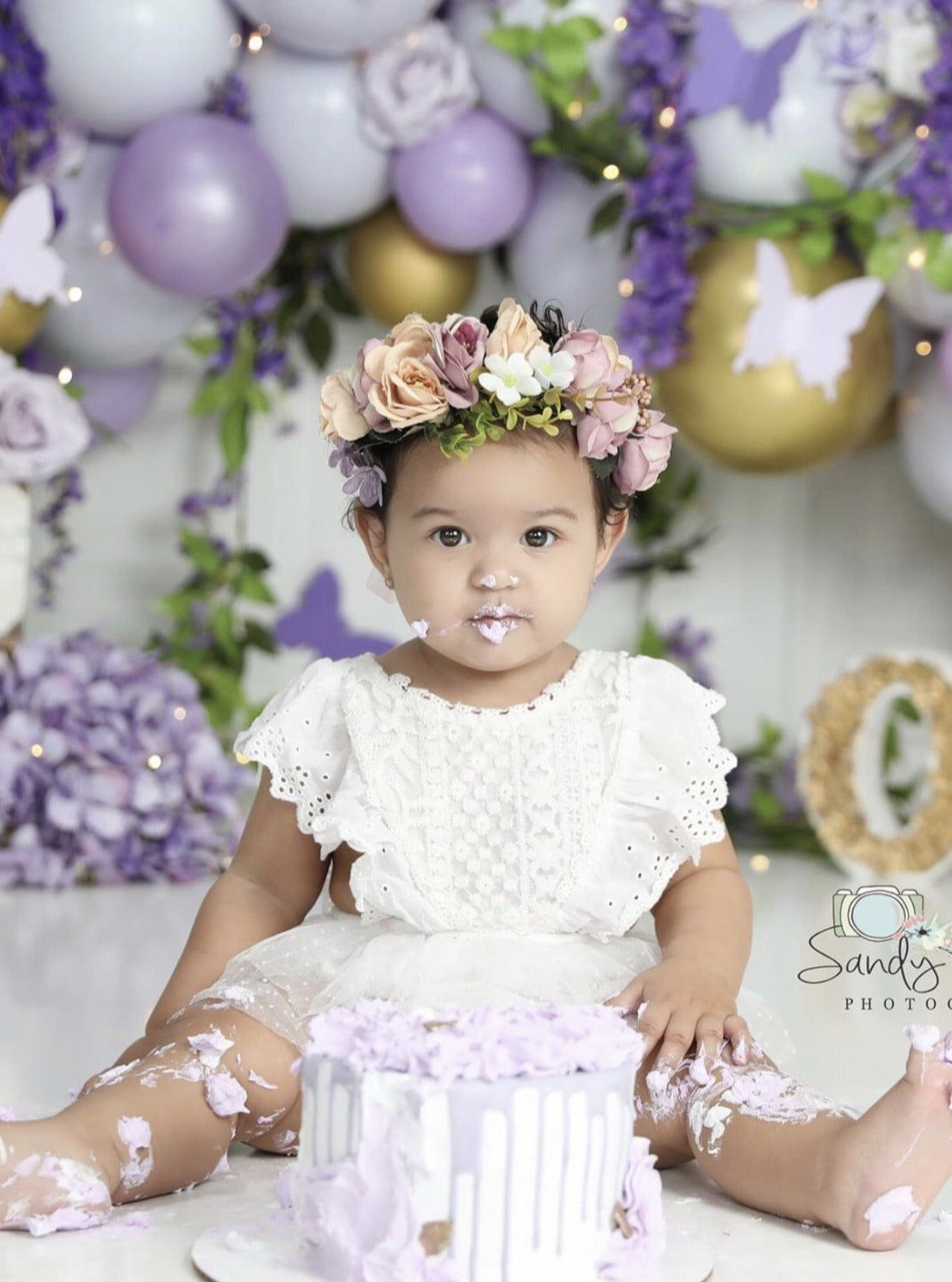 $15.00 EA - 3-6M X 2 - *BEST SELLER* Aurora Ivory/White Lace Vintage Romper