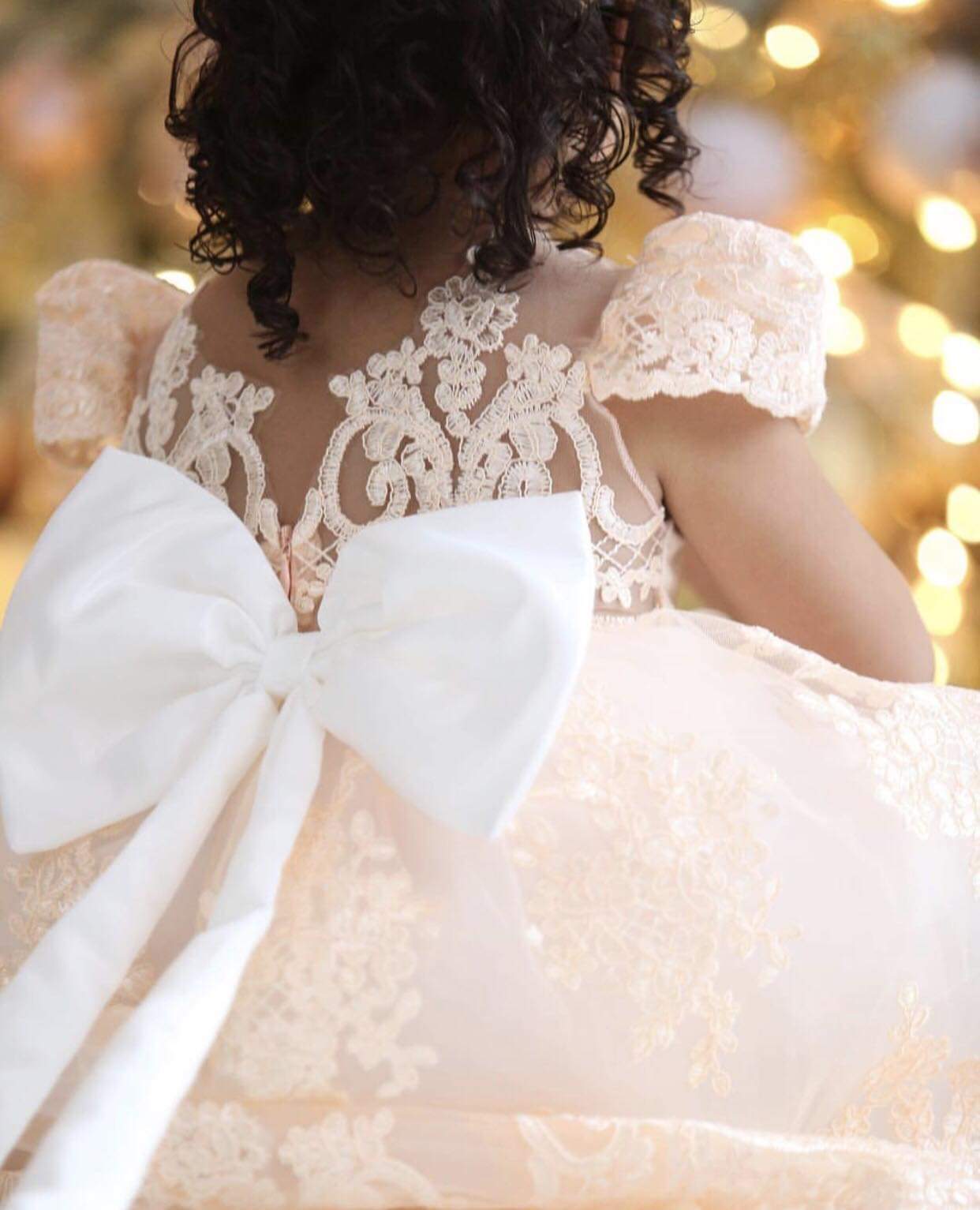 PEACH - Sweet Rosè Clara Lace Dress