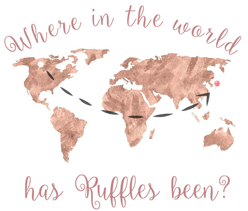 Where in the world has Ruffles been? Hello Kariya, Aichi, Japan