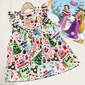 Girls Fun Holiday Character Dresses - The Most Wonderful Time to Wear Ears