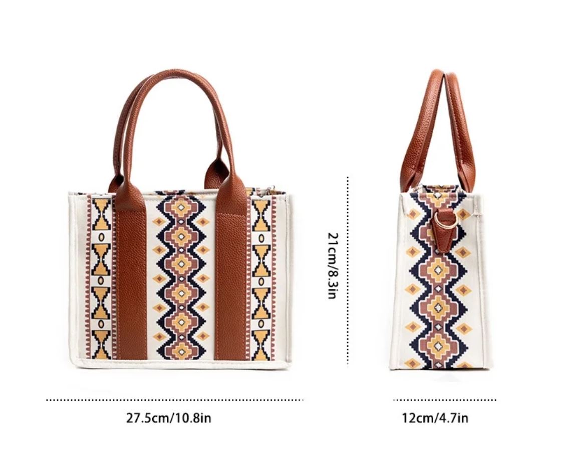 Handbag Western Wallet Women's Tote Bag Shoulder Bag Bohemian Aztec Handbag