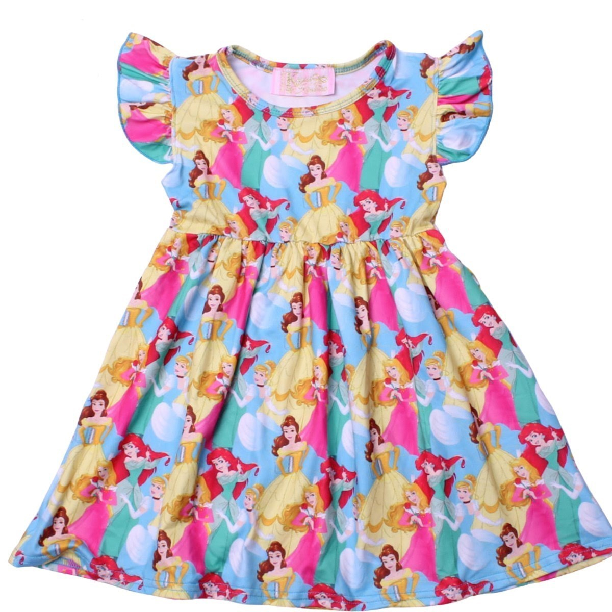 Girls Fun Character Dresses - Pastel 90s Princesses