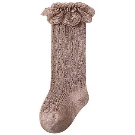 Baby & Toddler Lace Looking Knee High Socks - Variety of Colors