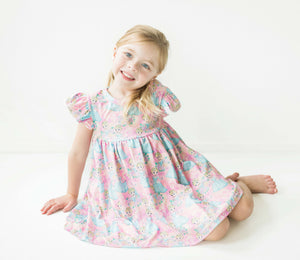 Girls Fun Character Dresses - Pink Cinderella