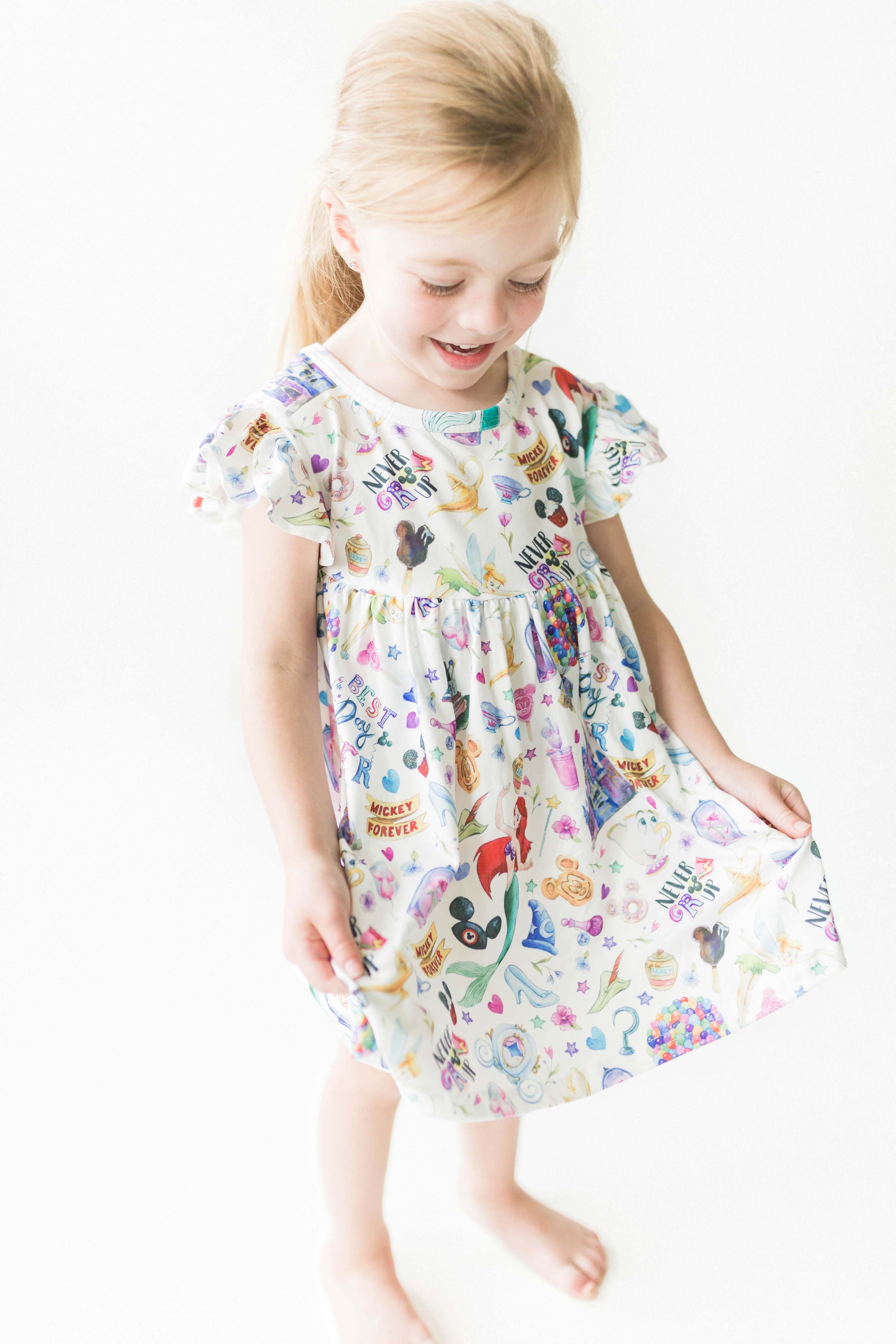 Girls Fun Character Dresses - Best Park Day Ever