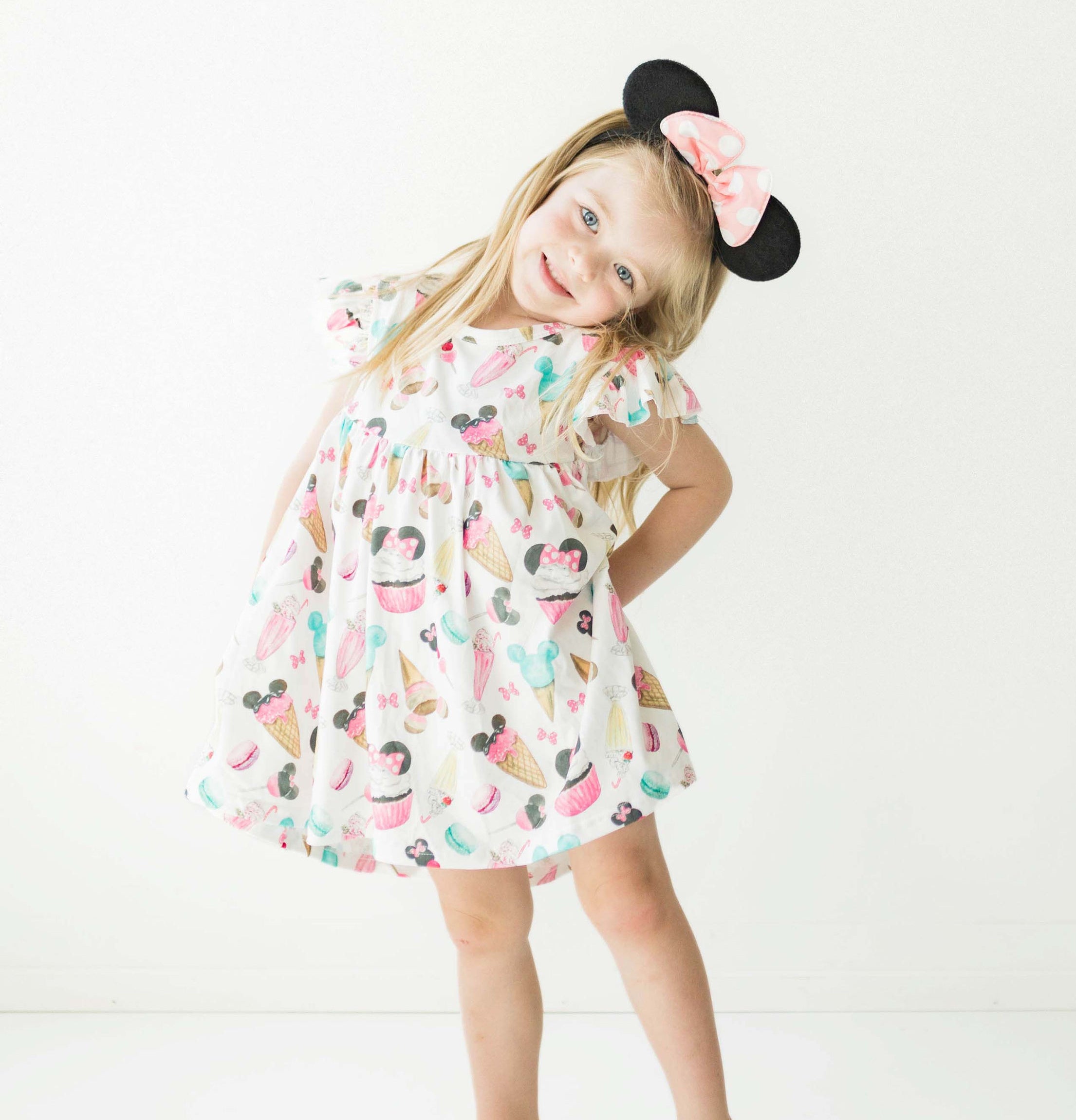 Girls Fun Character Dresses - White Park Treats