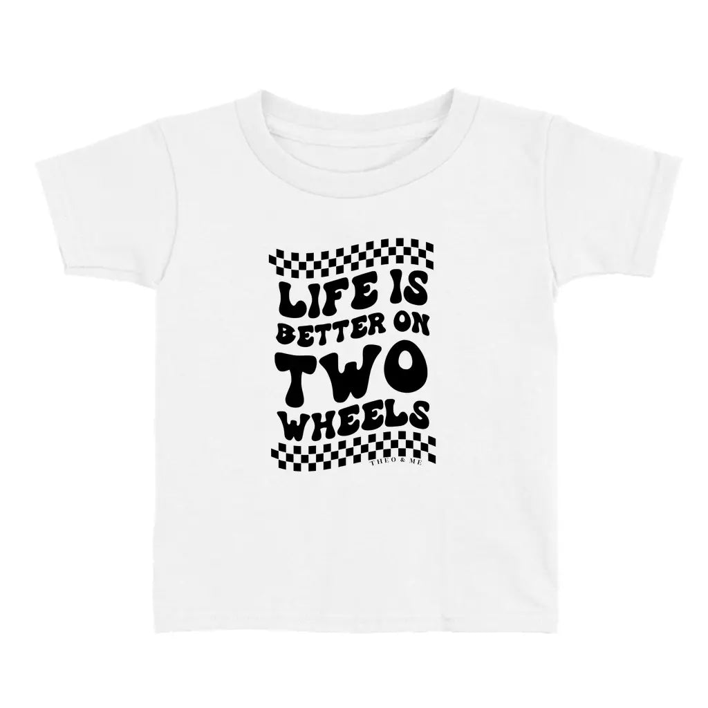 Toddler Life is Better on 2 Wheels T-Shirt - Dirt Bike