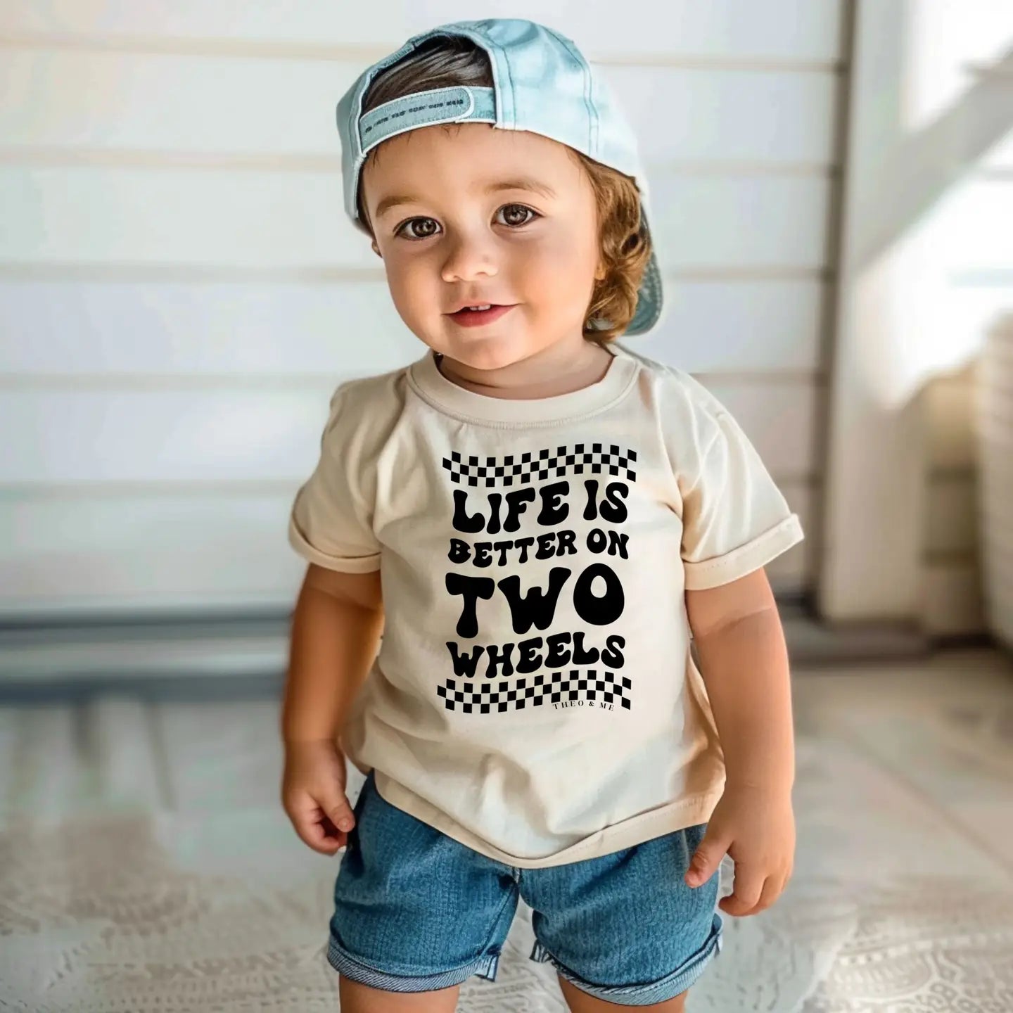 Toddler Life is Better on 2 Wheels T-Shirt - Dirt Bike