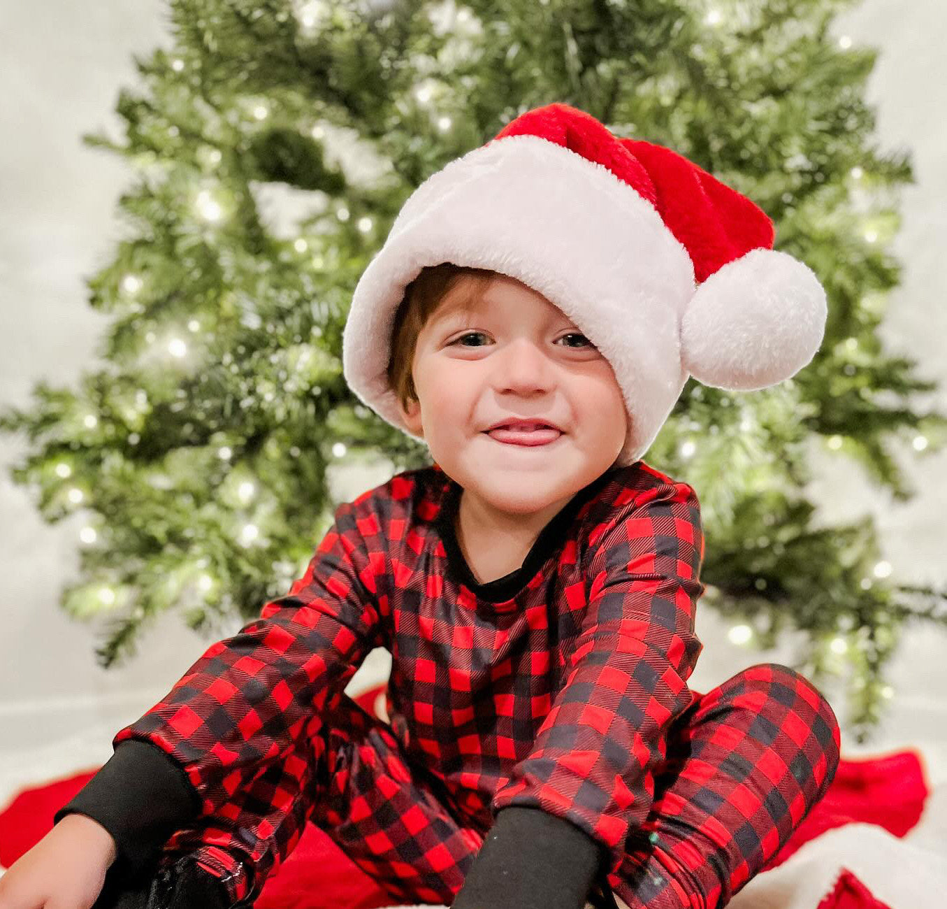 Kids 2 Pc Christmas Pajamas - Buffalo Plaid