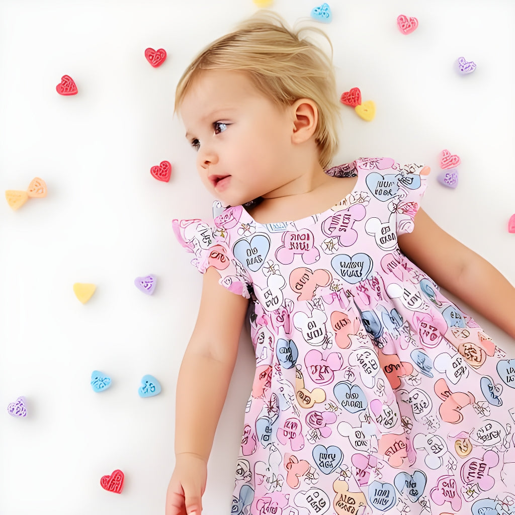 Girls Fun Character Dresses - Heart Candies
