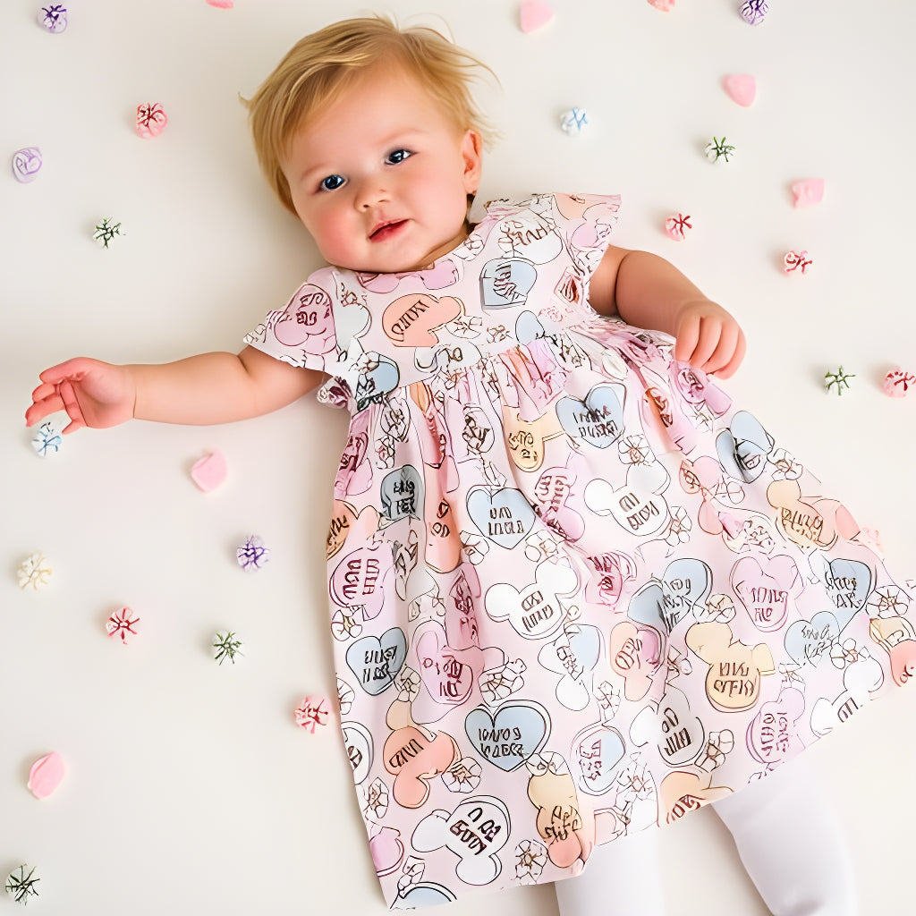 Girls Fun Character Dresses - Heart Candies