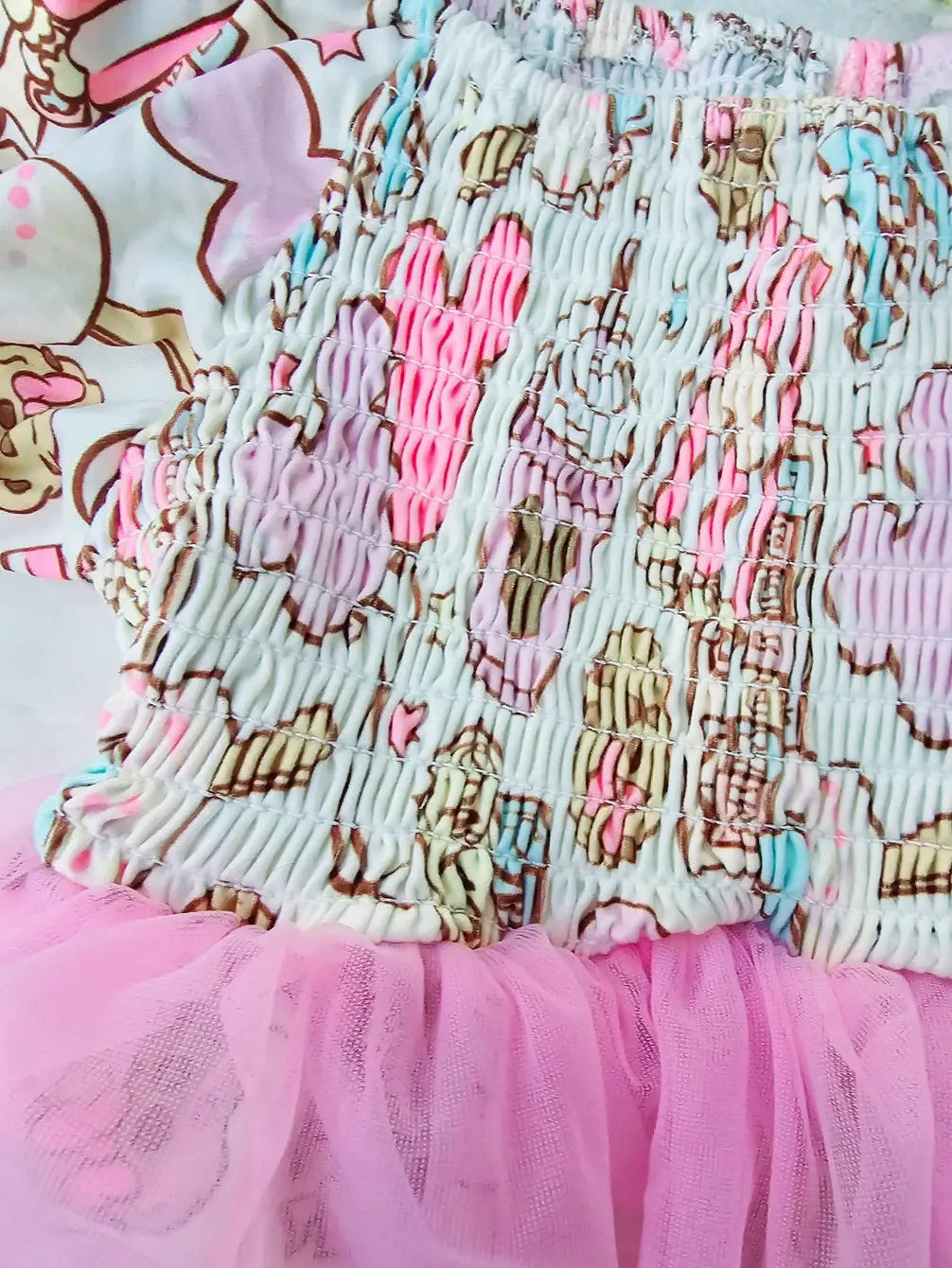 $16.00 EA - 3-6 X 2, 6-12 X 2, 12-24 X 2 -- Baby Tutu Twinning Character Dresses - Popcorn & Cookies