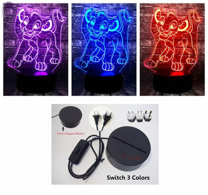Lion King Simba Led Plugin Light