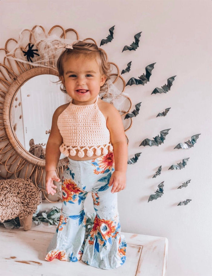 Sunflower Boho Bell Bottoms