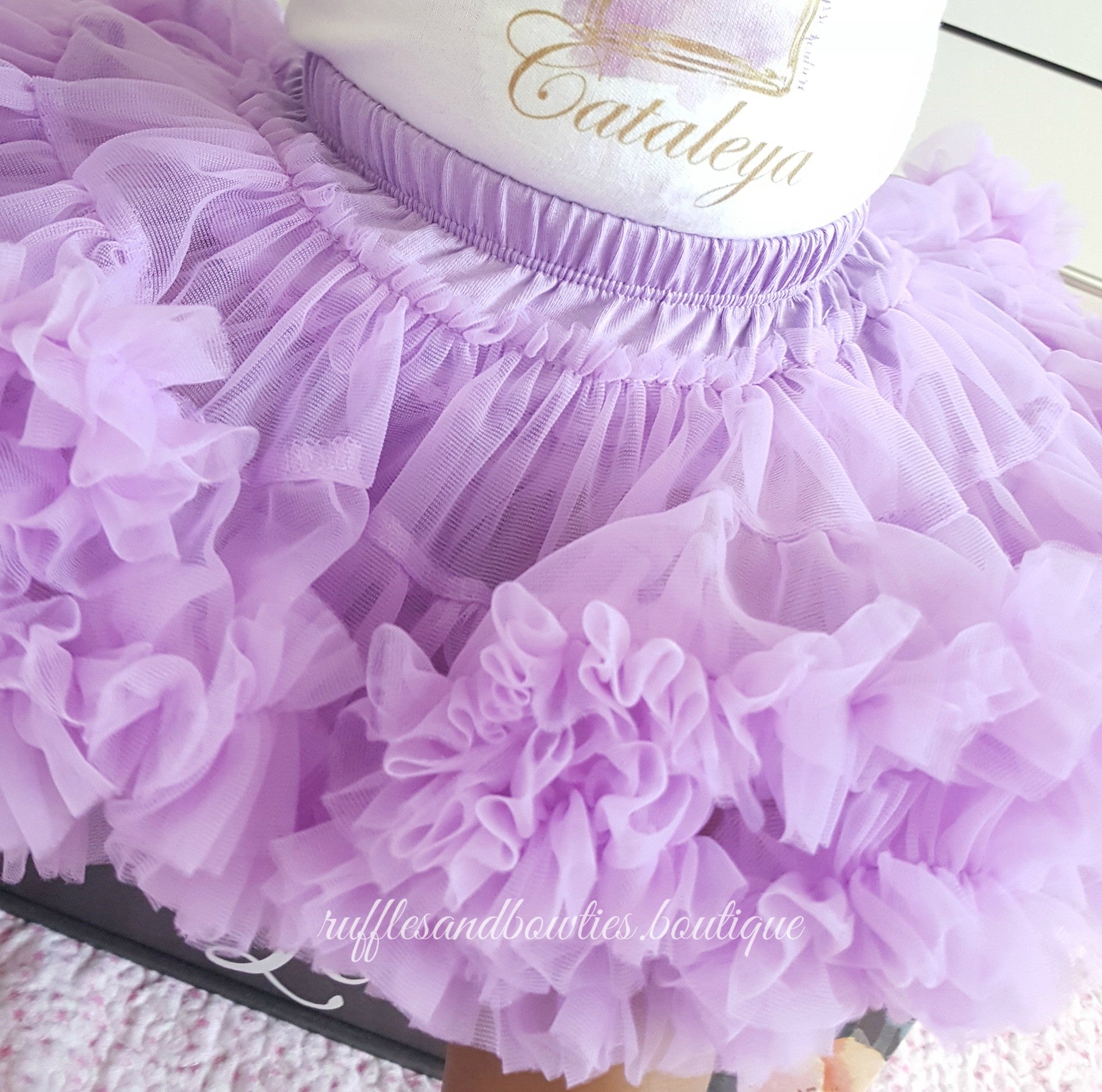 Kryssi Kouture Soft Mauve Purple Tutu/Pettieskirt Bloomers - Pettie Coat - Birthday Outfit -  Birthday Outfit - Mermaid Birthday tutu
