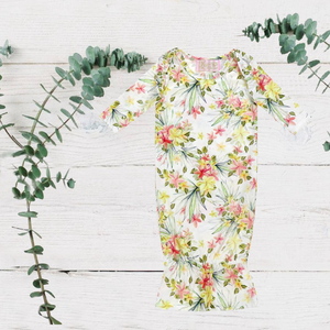 Baby Hawaiian Floral Sleep Gown
