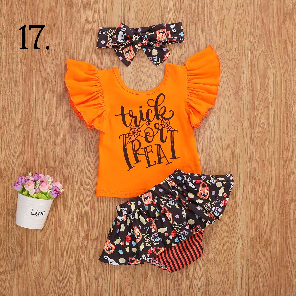 Trick or Treat Candy Bottoms Set