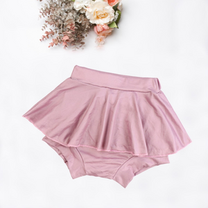 Dusty Pink Skirted Bummie