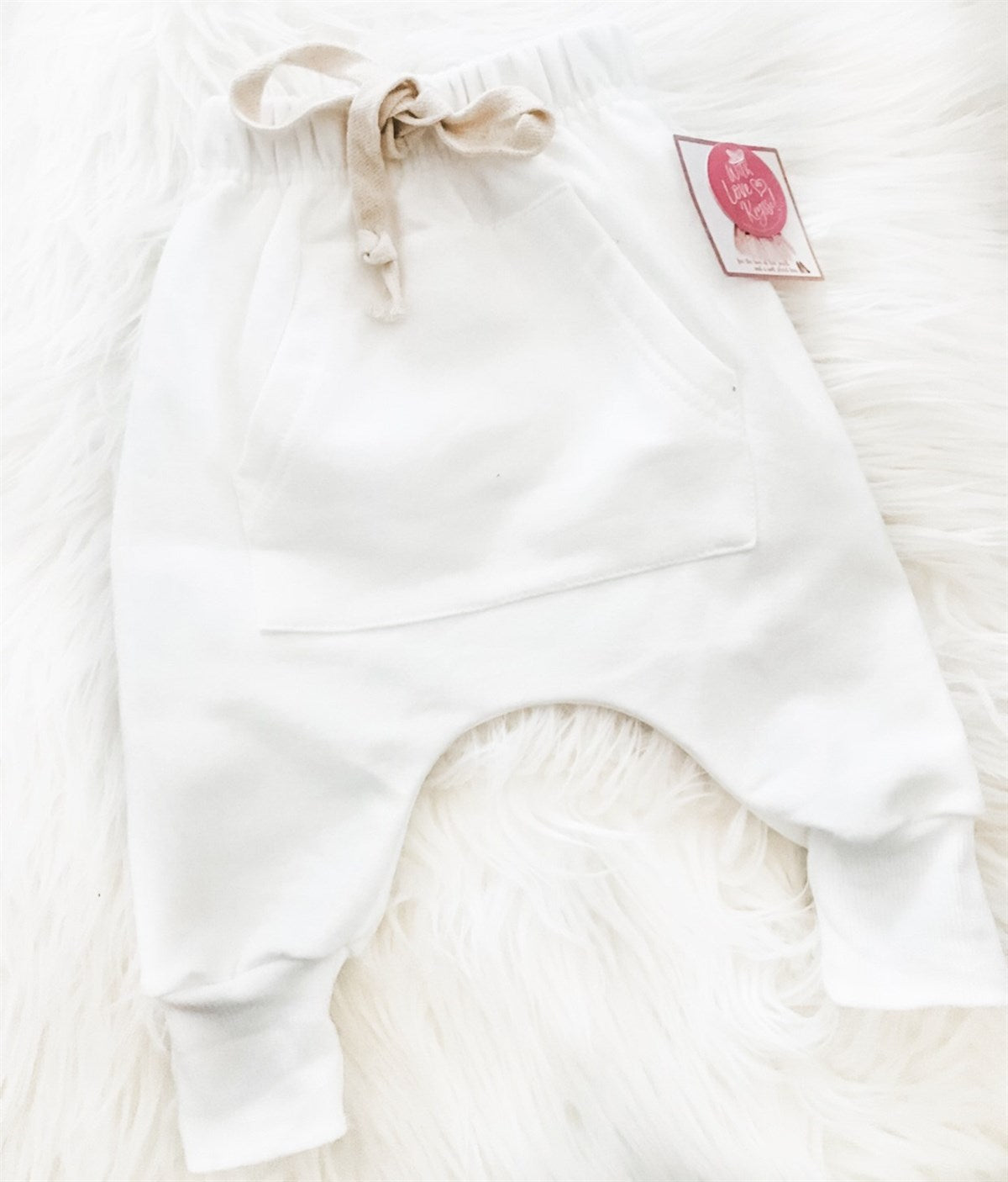 Kids Harem Pocket Jogger - Off-White