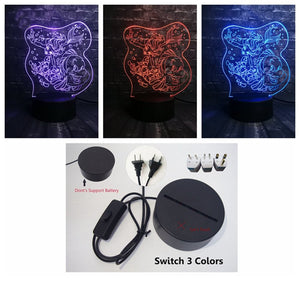 Little Mermaid Family Led Plugin Light