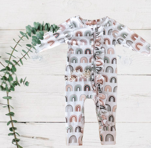Rainbow Ruffle Jumpsuit/Sleeper