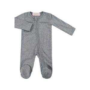 Baby Boys Zippies & Rompers  Grey Heather Grey