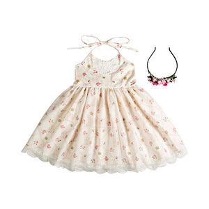 Tea Time Ivory Vintage Floral and Lace Dress