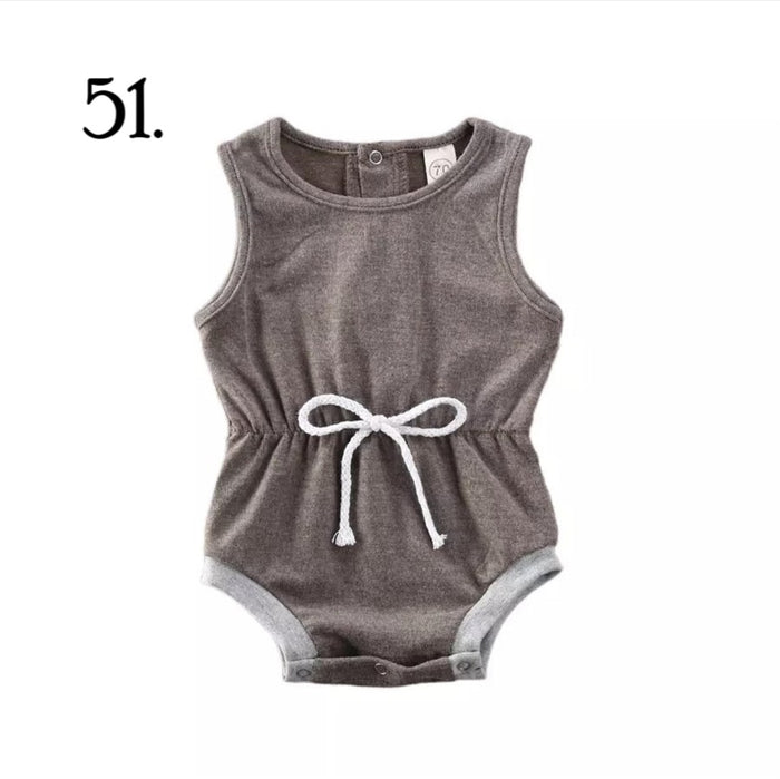 Grey Jogger Summer Romper