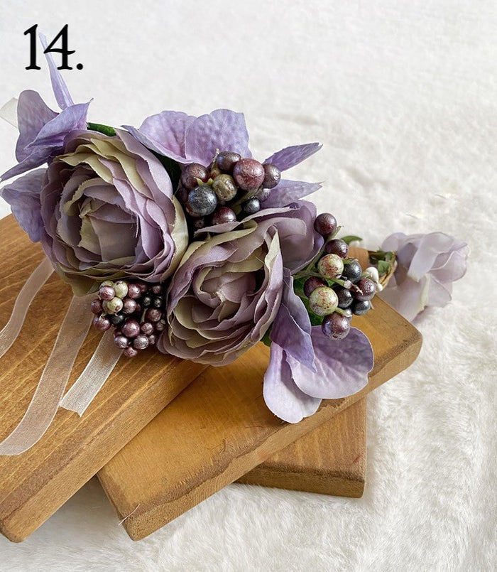Floral Wreath - Purple Hues