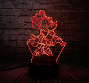 Minnie Polka Dots Led Plugin Light