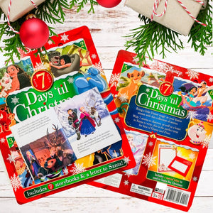 7 Days of Christmas Character Book/Board. Front & Back of book board.