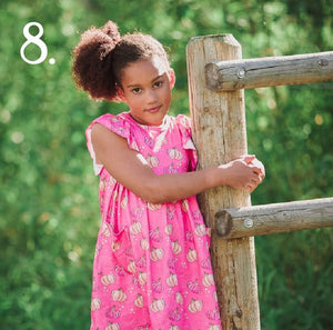 Hot Pink Pumpkin Fall Dress