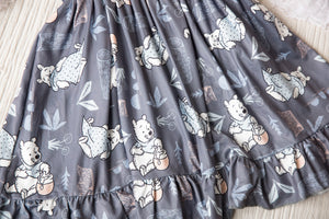 Nostalgic Pooh Bear Ruffle Jumper Dress