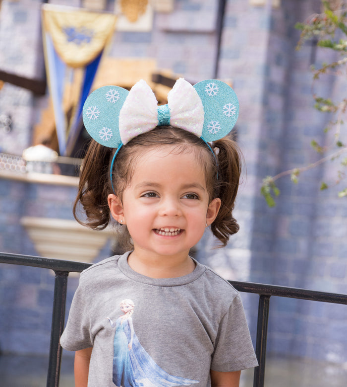Snow Ice Inspired Mouse Ears