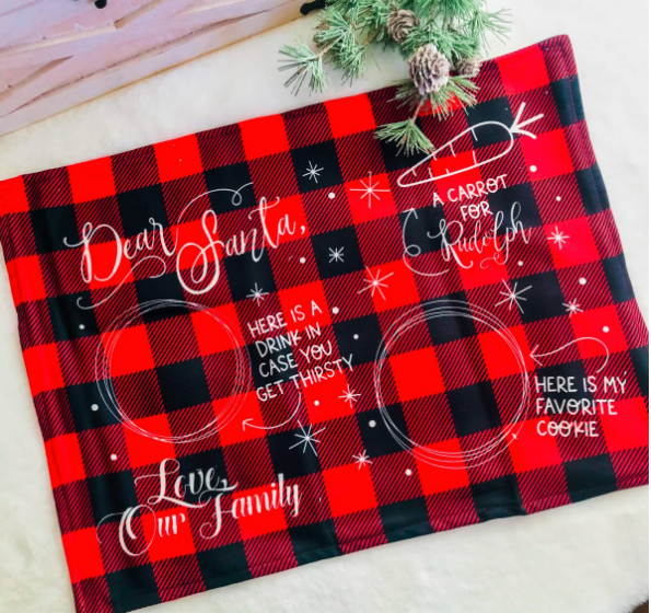 Christmas Eve Santa Snack Mat