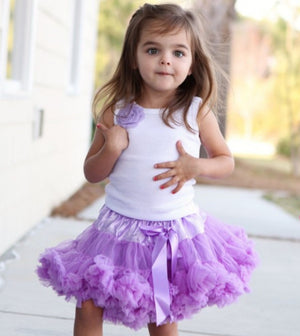 Soft Mauve Purple Tutu Pettie Skirt Bloomers - Pettie Coat - Birthday Outfit -  Birthday Outfit - Mermaid Birthday tutu - Ruffles & Bowties Bowtique - 2