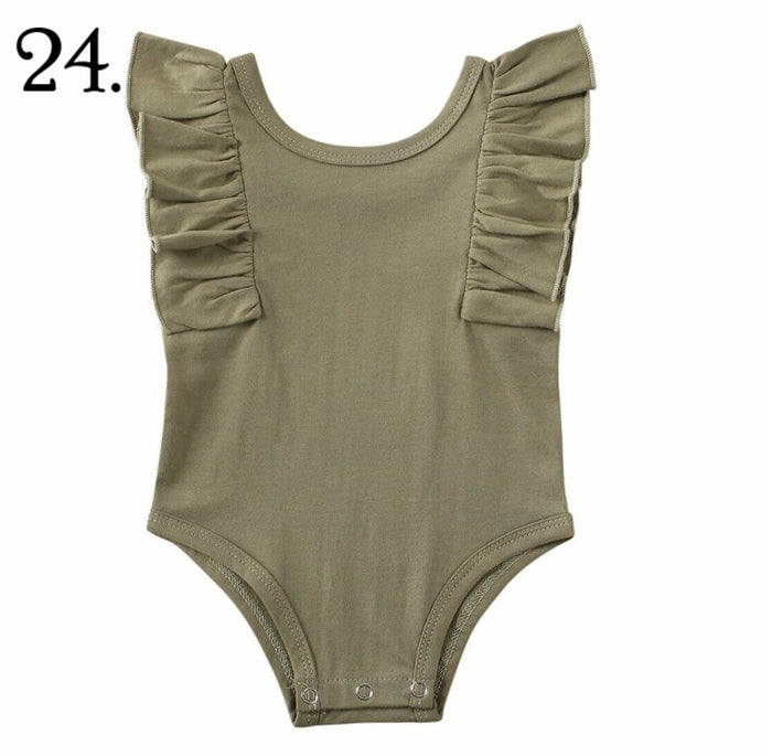 Forest Green Ruffle Basic