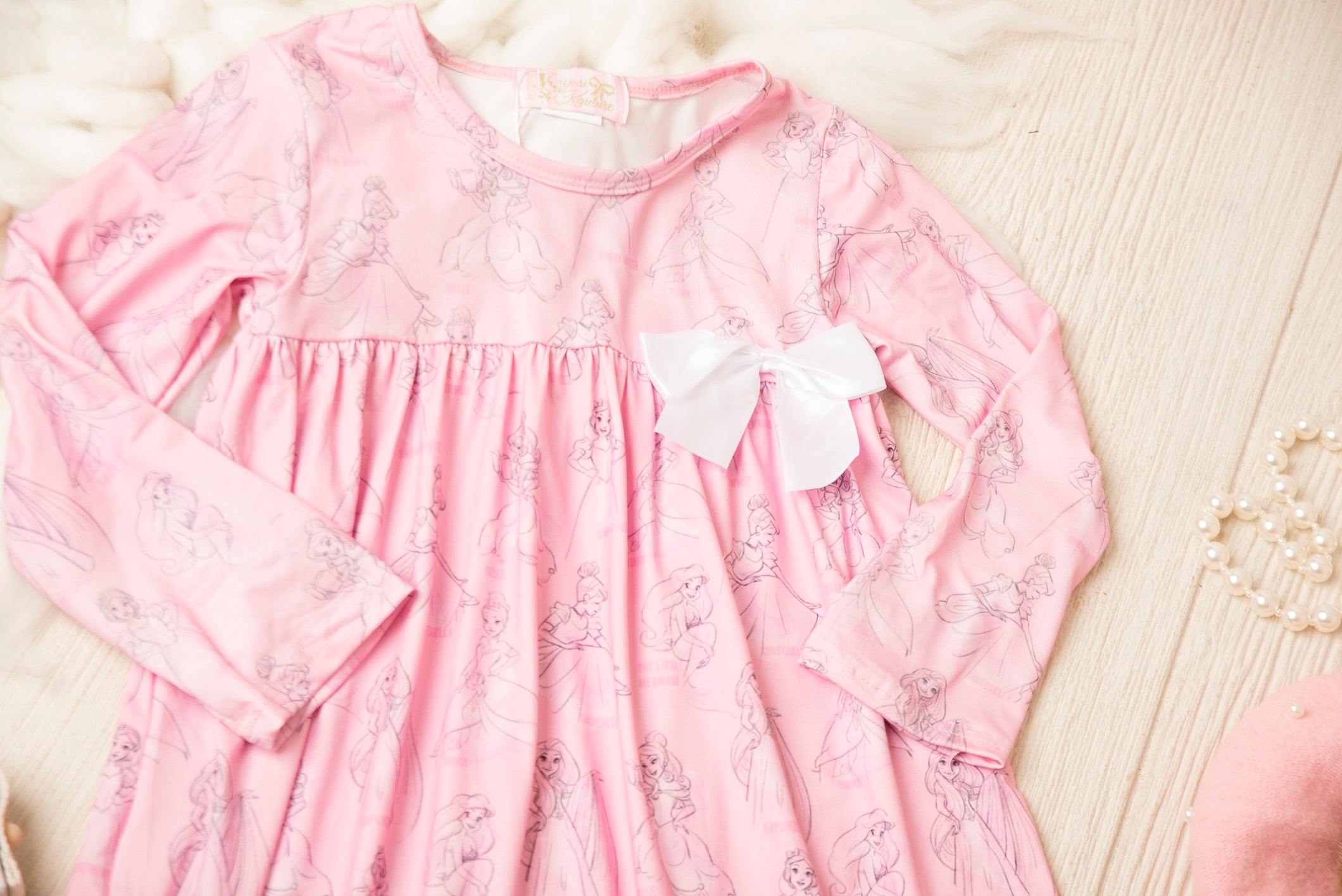 Girls Vintage Princess Night Gown
