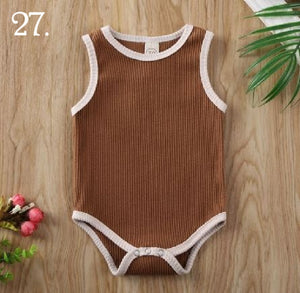 Brown Basic with White Edges