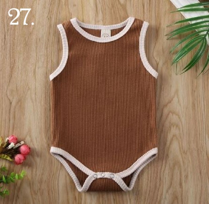Brown Basic with White Edges