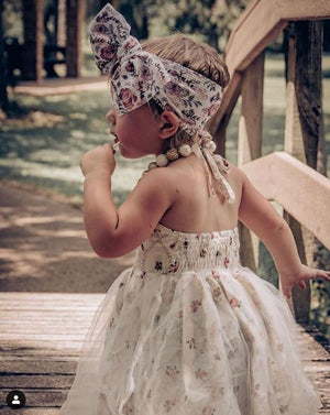 Tea Time Ivory Vintage Floral and Lace Dress